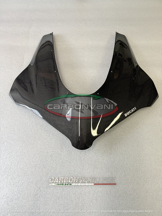 Carbonvani - Ducati Panigale V4 / S Carbon Fiber Upper Front Fairing (2025+) Carbonvani - Ducati Panigale V4 / S Carbon Fiber Upper Front Fairing (2025+)